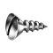 Oval Head Sheet Metal Screw - Slotted - 10 X 1/2