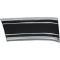 Chevy Truck Front Fender Molding, With Black Insert, Rear, Lower, Right, Custom Sport, 1969-1972