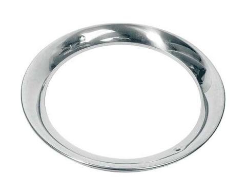 Ford Pickup Truck Headlight Door - Stainless Steel - F100