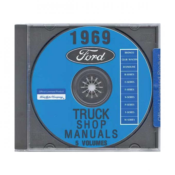 Ford Pickup Truck Shop Manual On CD