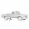 Chevy Or GMC Truck, Cab Molding, Fleetside, Right, 1967-1968