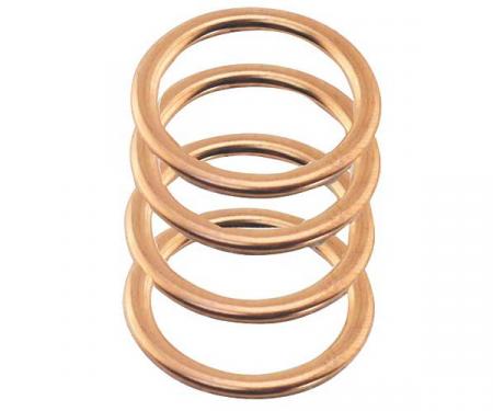 Spark Plug Gasket Set - 4 Cylinder Model B - 4 Pieces - Copper