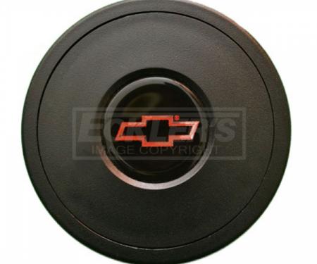 Chevy Or GMC Truck Steering Wheel Center Horn Cap, Volante S9, With Logo, 1949-1987