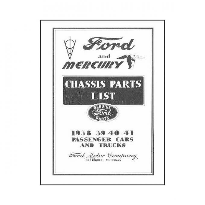 Chassis Parts List - 300 Pages - Ford