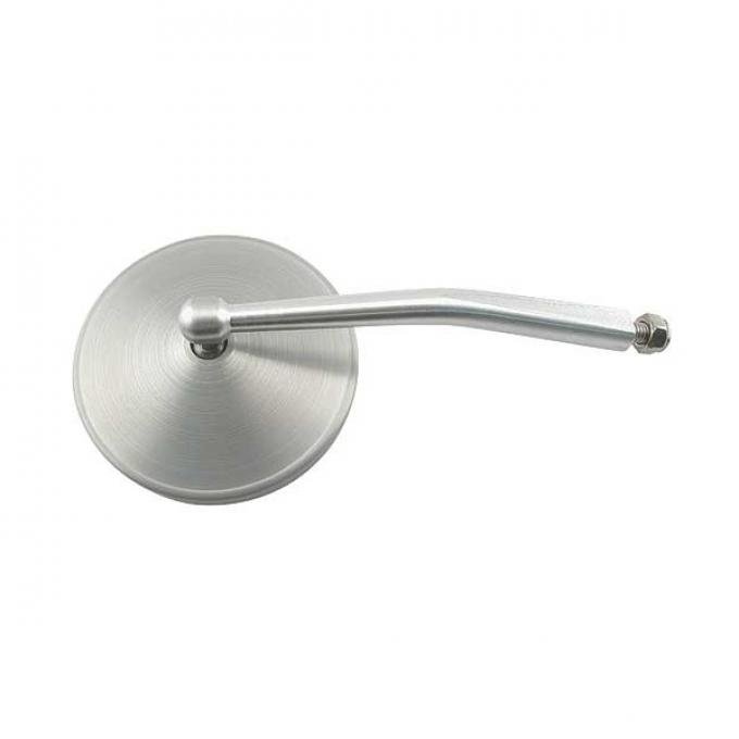 Post Mirror - Right Or Left - Brushed Aluminum