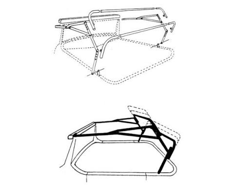 Universal Top Iron Set - Universal Type - Steel - Ford Roadster Pickup Truck