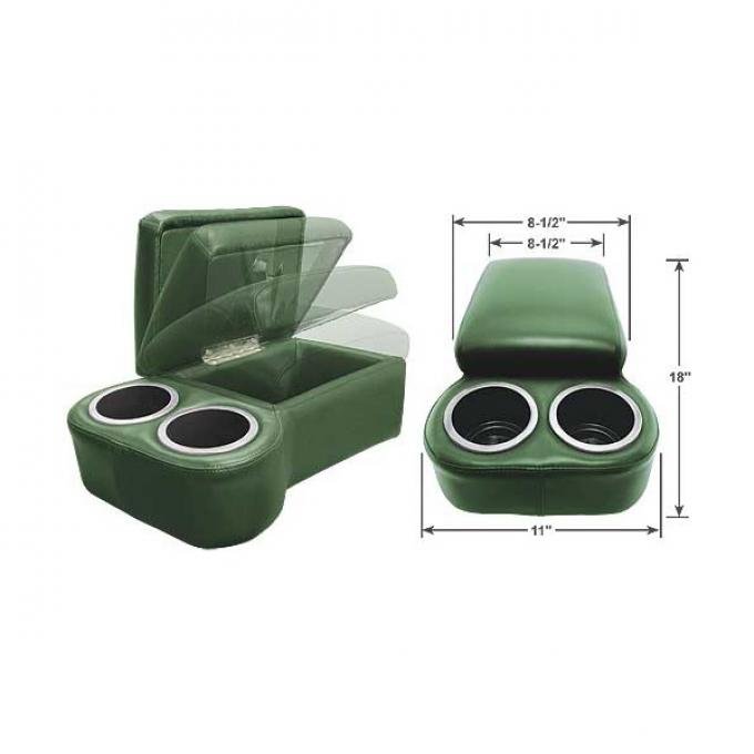 BC Seat Cruiser Console - 18 " x 11" x 7" - Green