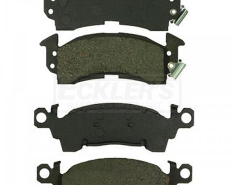 Chevy Blazer, GMC Jimmy or K10 Suburban, Front Disc Brake Pads, Semi-Metallic, Four Wheel Drive, 1981-1991