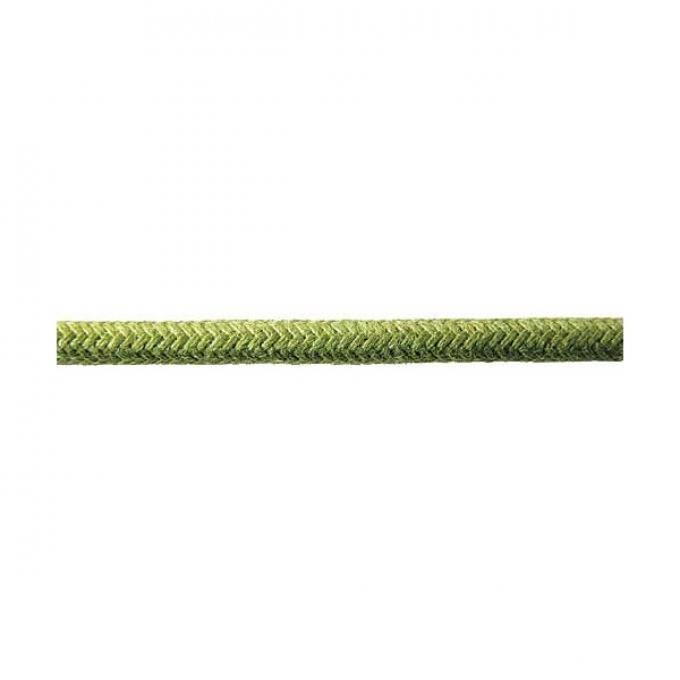 Bulk Wire, #16 Cloth Covered Primary Wire, Green, Sold By The Foot