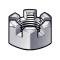 Castle Nut - Chrome - 5/8-11