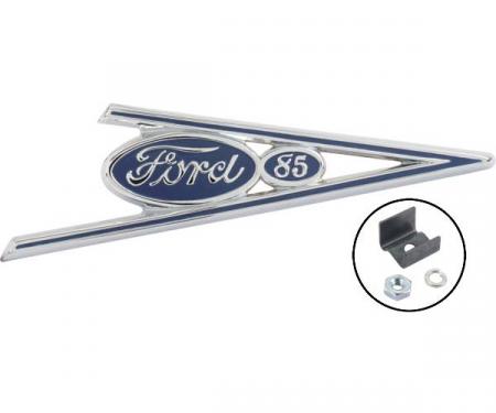 Grille Ornament - Ford 85 Emblem - With Blue Painted Insert- Ford Passenger