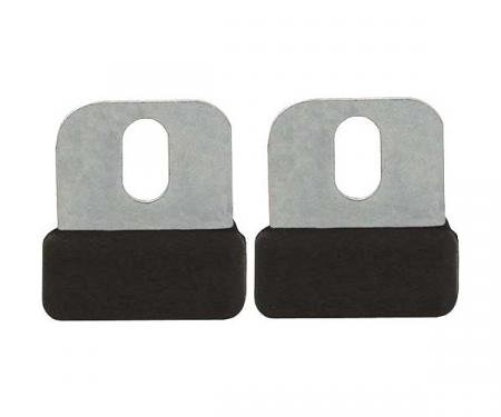 Glove Box Door Stops - Rubber Coated Steel - Lower - Ford
