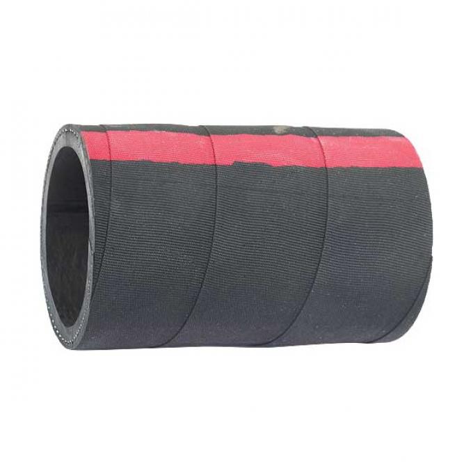 Lower Radiator Hose - 3-1/2 X 1-3/4 - Black With Red Line -4 Cylinder Ford Model B