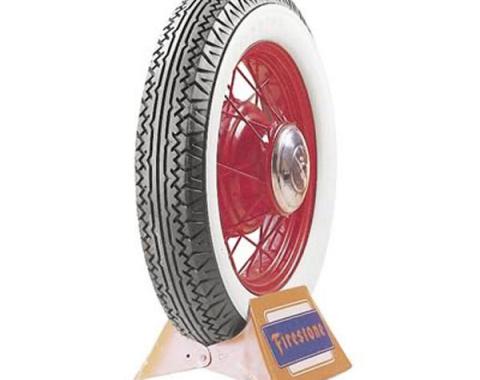 Tire - 700 X 17 - 4 Whitewall - Tube Type - Firestone