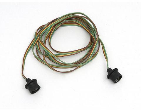 Chevy Truck Rear Body Light Intermediate Wiring Harness, Short Bed, 1967-1972