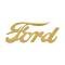 Ford Script Logo, Brass, 8 X 3-1/2