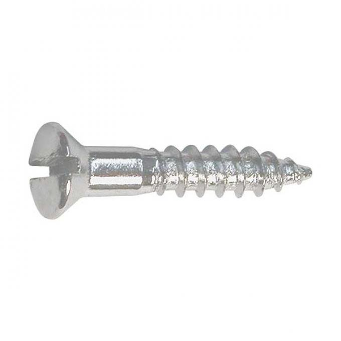 Oval Head Wood Screw - 6 X 3/4 - Slotted