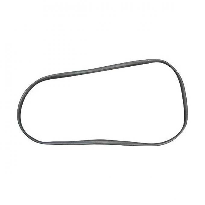 Ford Pickup Truck Rear Window Seal - Grooved For Chrome - Ranger With Stationary Rear Window