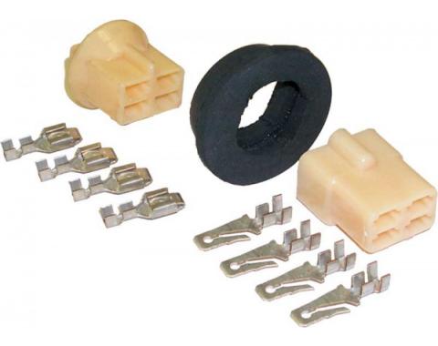 Chevy Grommet & Connector Kit, 4 Wire, 1955-1957