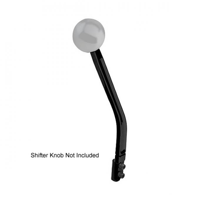 Shifter Lever, Bolt On, Goolsby Edition Billet Aluminum, for Tremec TKO Transmissions, 10", Black