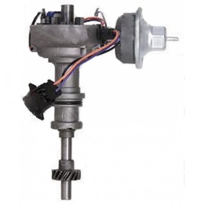 Distributor, Rebuilt, Dual Vacuum Electronic Ignition Type,351M, 400, 460 Engines