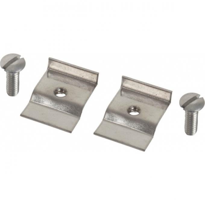 License Lens Clip Set - White - 4 Pieces - Ford Passenger