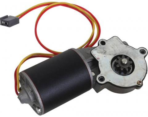 Power Window Motor - New - 9 Tooth Metal Gear - Right