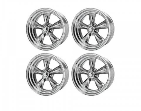 Chevy American Racing Torq Thrust II Wheel Set, Polished Aluminum, 15X7 & 15X8