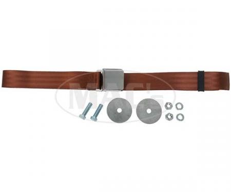 Seatbelt Solutions Universal Lap Belt, 74" with Chrome Lift Latch 1800743004 | Copper