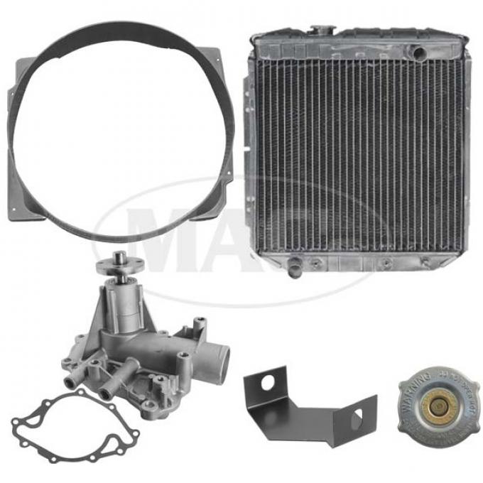 63/65 Falcon/Ranchero Cooling Kit (3 Row-260/289) Xtra