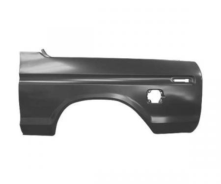 Quarter Panel - Left - Has Single Rectangular Fuel Filler Opening - 74 Long X 34 High