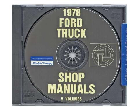 Ford Pickup Truck Shop Manual On CD