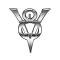 V8 Emblem - Die Cast - Chrome - Ford Pickup & Truck
