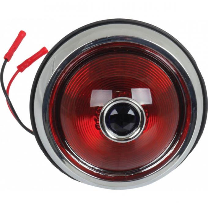 Tail Light Assemblies - With Blue Dot Lens - Left or Right- 1950 Pontiac Style