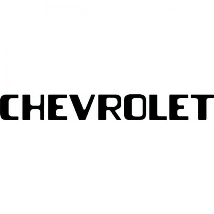 "CHEVROLET" Tailgate Letters, 3 1/2" by 28 1/2", Stepside, 1954-1987