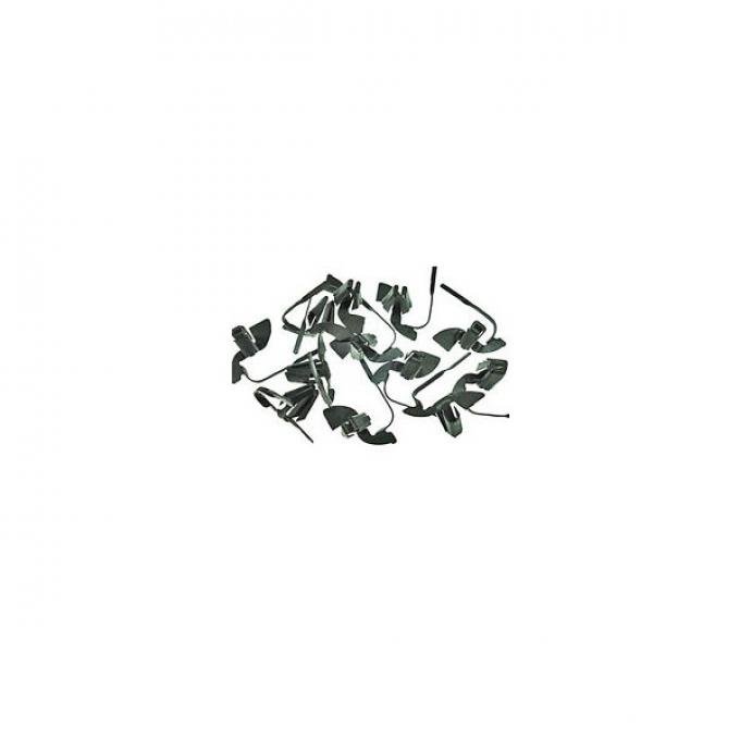 Chevy Or GMC Truck Upper Door Molding, Push-In and Screw OnType Clips 1969-1972