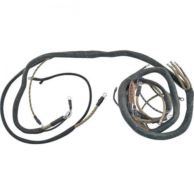 Cowl Dash Wiring Harness - With Cut Out Or Amp Gauge Loop -Ford Standard Passenger