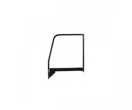 Chevy Truck Door Window Frame With Glass, Left, Painted, 1955-1959
