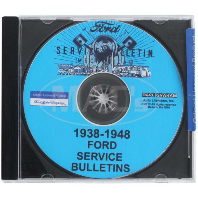 Service Bulletins CD, Ford Car and Truck, 1938-1948