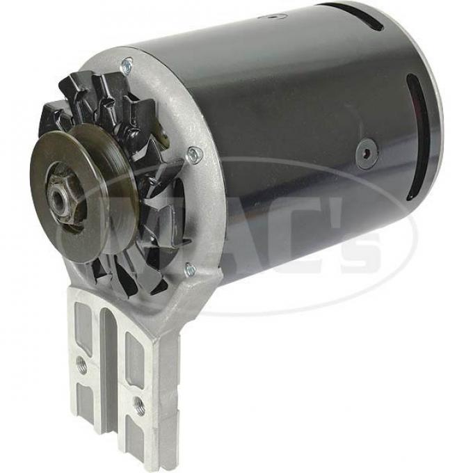 PowerGen Alternator - Ford Flathead - Powder-Coated Black -12 Volt Negative