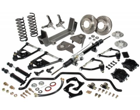 Classic Performance 1955-1959 Chevy / GMC Truck IFS Front Suspension Package with Airbag Upgrade E5559M2IFS-K