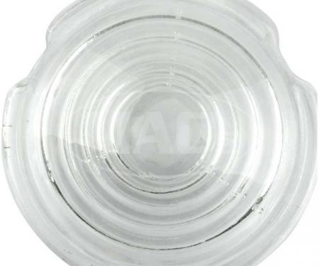 Parking Light Lens - Round - Clear Glass - Ford Pickup Truck Except C.O.E.