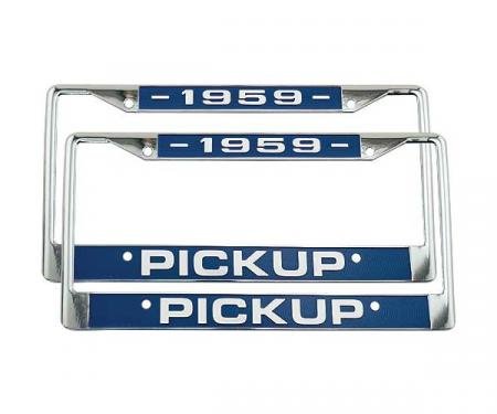 Ford Pickup Truck License Plate Frames - 1959 Pickup