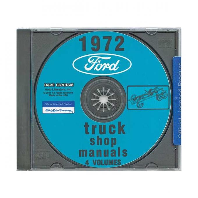 Ford Pickup Truck Shop Manual On CD