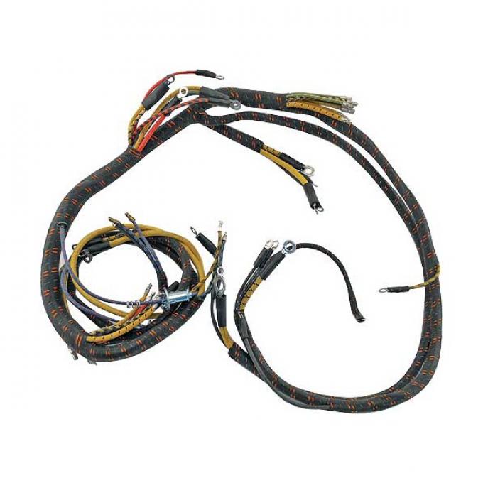 Cowl Dash Wiring Harness - Amp Gauge Loop Style - V8 - FordPickup, Commercial & Truck Except C.O.E.