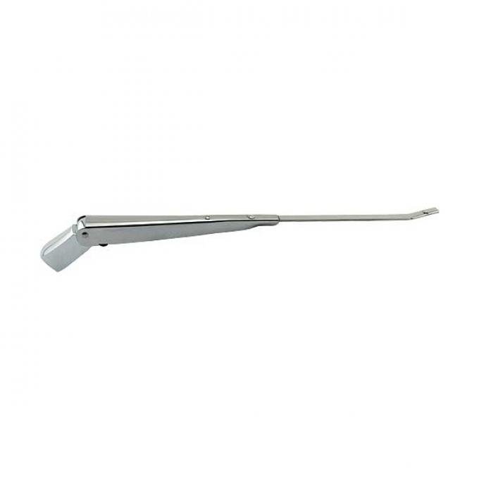 Ford Pickup Truck Windshield Wiper Arm - Bayonet Type - Stainless Steel Body & Arm With Chrome Drive Housing - Right OrLeft