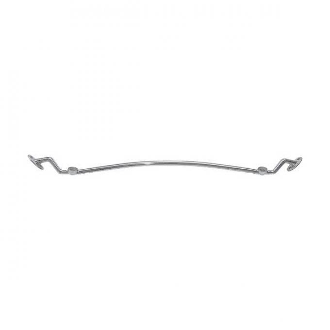 Headlight Bar - Stainless Steel - 4 Drop From Original - Street Rod Style - Ford