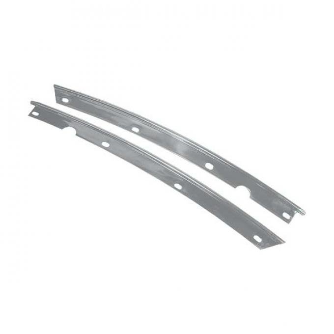 Hood Trim - Front Lip Of Hood - Stainless Steel - Ford Standard