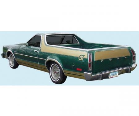 Tailgate Stripe Kit, Ranchero, 1977-1979