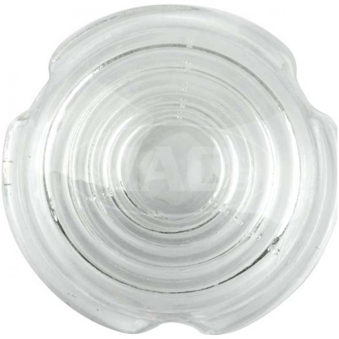 Parking Light Lens - Round - Clear Glass - Ford Pickup Truck Except C.O.E.